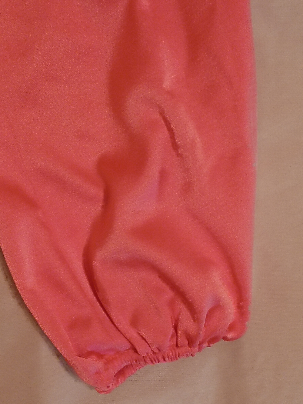 Alex Marie Coral Satin Draped Dress - Picture 8 of 10